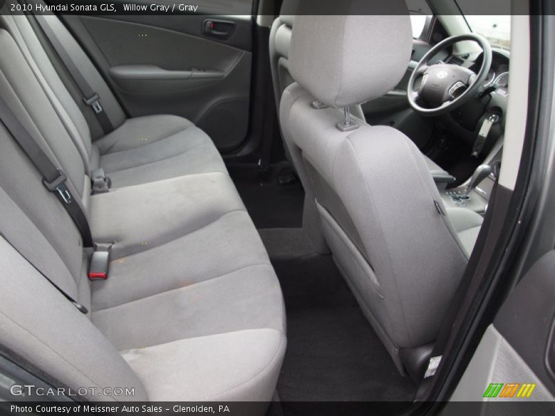 Willow Gray / Gray 2010 Hyundai Sonata GLS