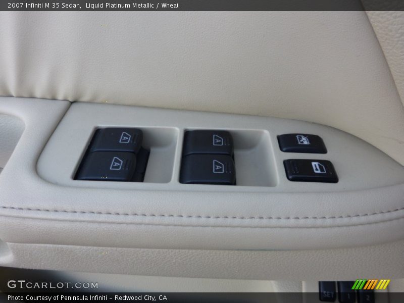 Liquid Platinum Metallic / Wheat 2007 Infiniti M 35 Sedan