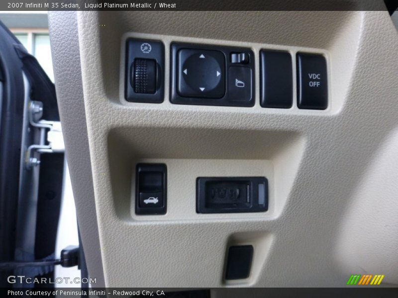 Liquid Platinum Metallic / Wheat 2007 Infiniti M 35 Sedan