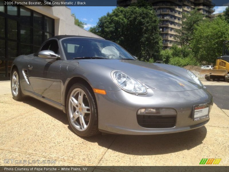 Seal Grey Metallic / Black 2006 Porsche Boxster