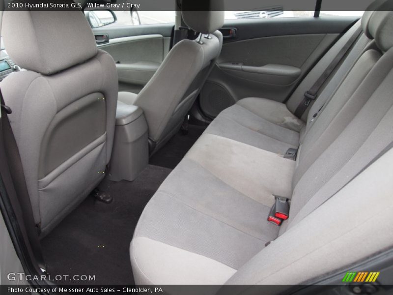 Willow Gray / Gray 2010 Hyundai Sonata GLS