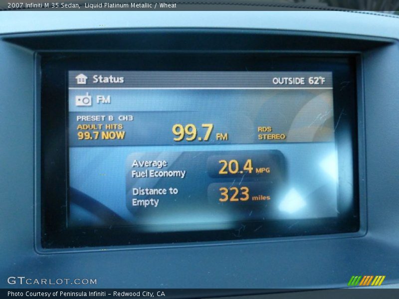 Liquid Platinum Metallic / Wheat 2007 Infiniti M 35 Sedan