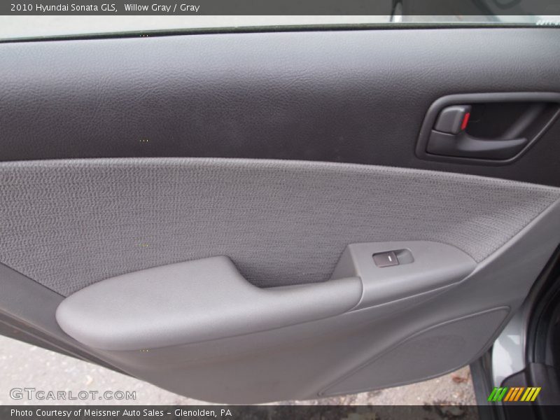 Willow Gray / Gray 2010 Hyundai Sonata GLS