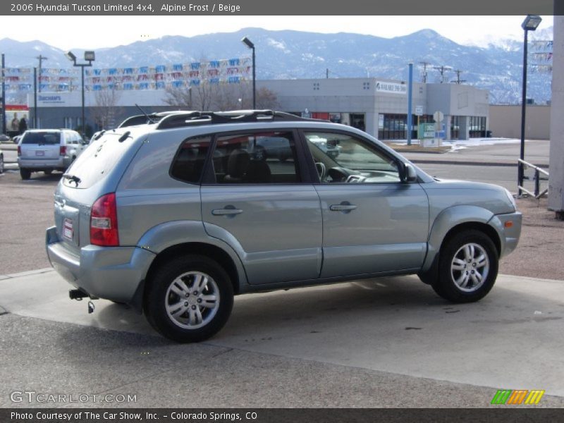 Alpine Frost / Beige 2006 Hyundai Tucson Limited 4x4