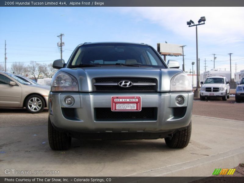 Alpine Frost / Beige 2006 Hyundai Tucson Limited 4x4