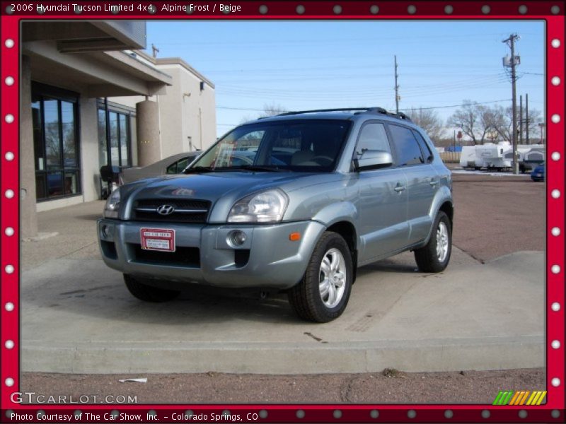 Alpine Frost / Beige 2006 Hyundai Tucson Limited 4x4