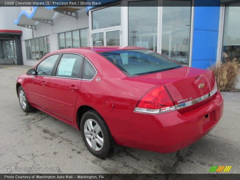 Precision Red / Ebony Black 2008 Chevrolet Impala LS