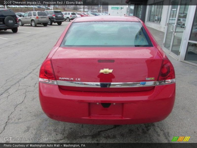 Precision Red / Ebony Black 2008 Chevrolet Impala LS