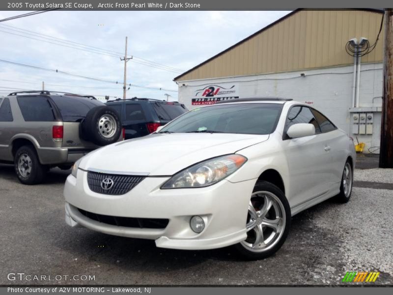 Arctic Frost Pearl White / Dark Stone 2005 Toyota Solara SE Coupe