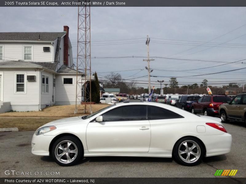 Arctic Frost Pearl White / Dark Stone 2005 Toyota Solara SE Coupe