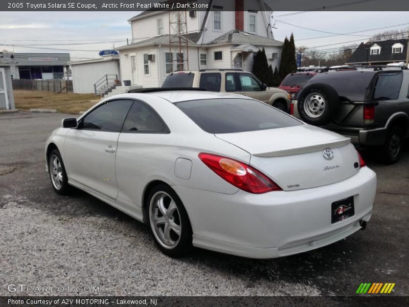 Arctic Frost Pearl White / Dark Stone 2005 Toyota Solara SE Coupe