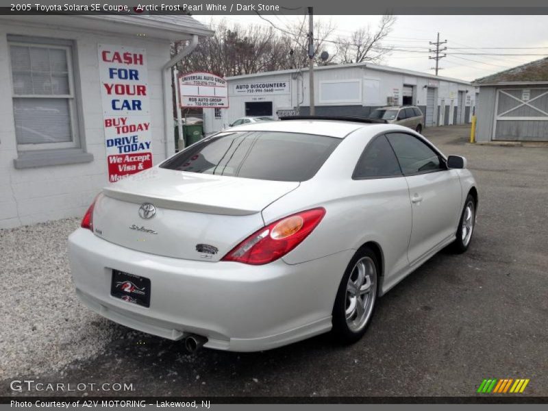 Arctic Frost Pearl White / Dark Stone 2005 Toyota Solara SE Coupe
