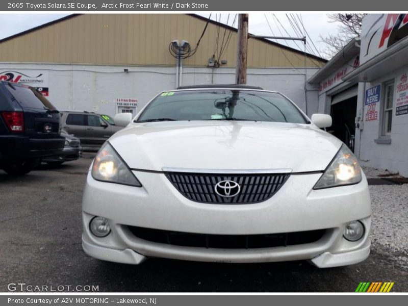 Arctic Frost Pearl White / Dark Stone 2005 Toyota Solara SE Coupe