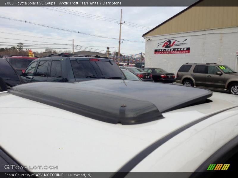 Arctic Frost Pearl White / Dark Stone 2005 Toyota Solara SE Coupe