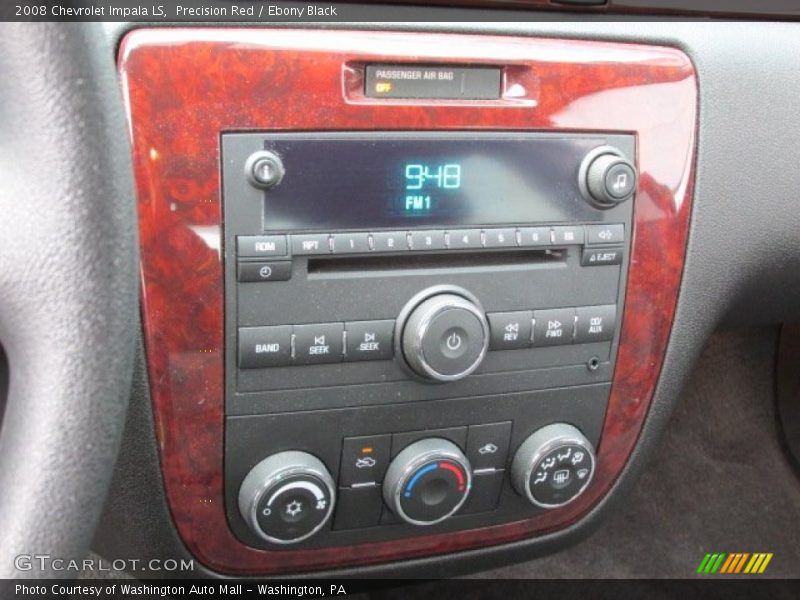 Precision Red / Ebony Black 2008 Chevrolet Impala LS