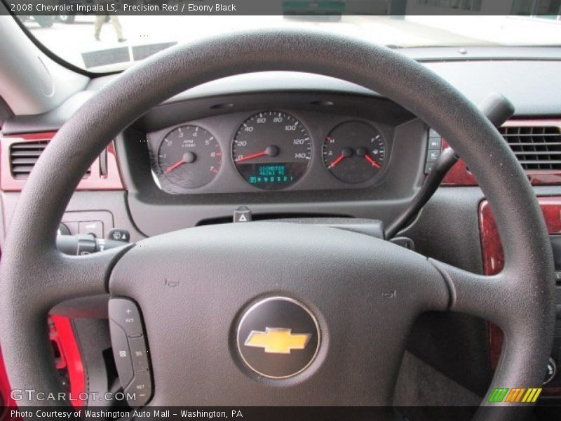 Precision Red / Ebony Black 2008 Chevrolet Impala LS