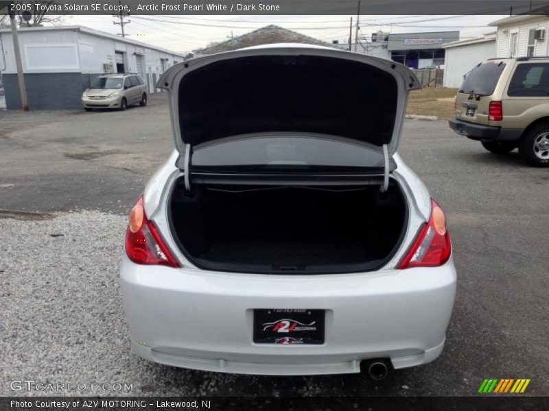 Arctic Frost Pearl White / Dark Stone 2005 Toyota Solara SE Coupe
