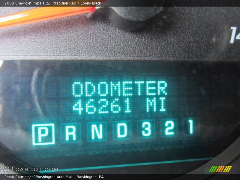 Precision Red / Ebony Black 2008 Chevrolet Impala LS
