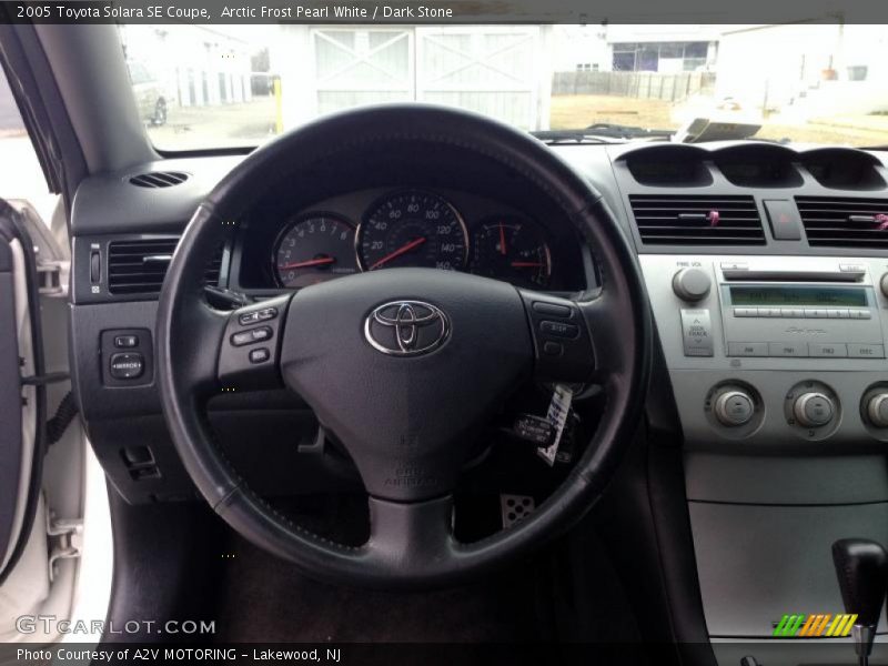 Arctic Frost Pearl White / Dark Stone 2005 Toyota Solara SE Coupe