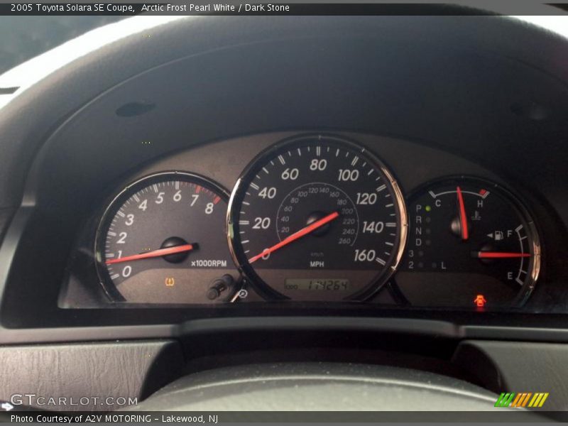 Arctic Frost Pearl White / Dark Stone 2005 Toyota Solara SE Coupe