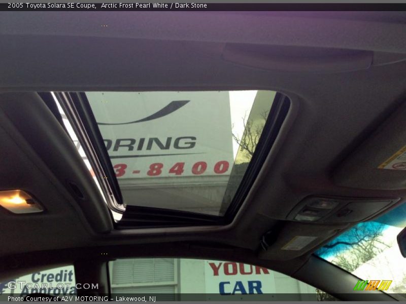 Arctic Frost Pearl White / Dark Stone 2005 Toyota Solara SE Coupe