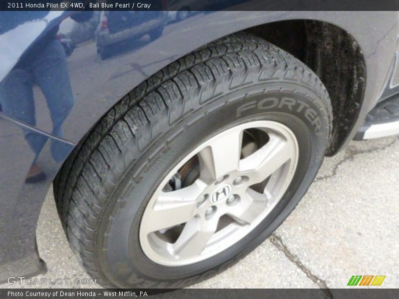 Bali Blue Pearl / Gray 2011 Honda Pilot EX 4WD
