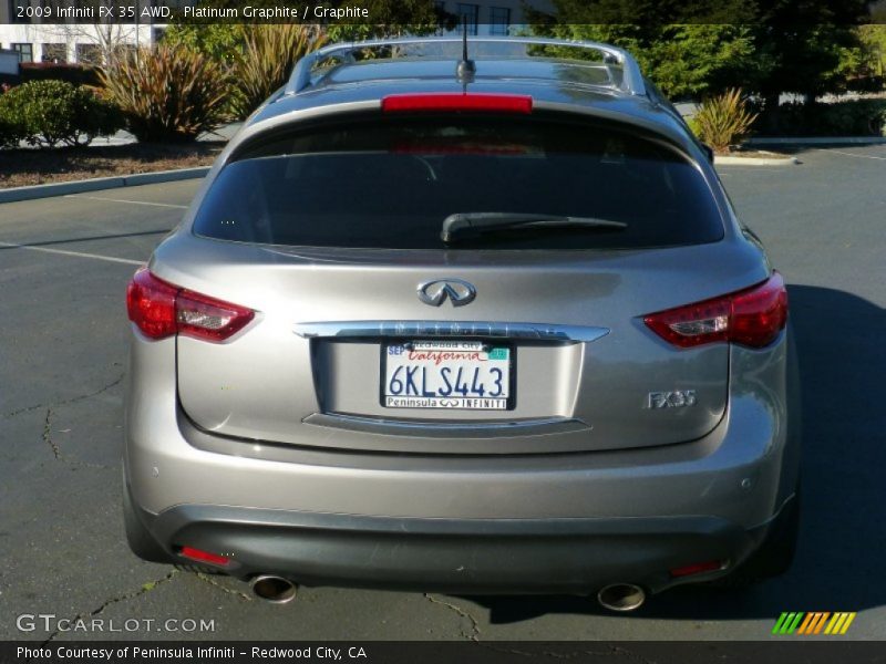 Platinum Graphite / Graphite 2009 Infiniti FX 35 AWD