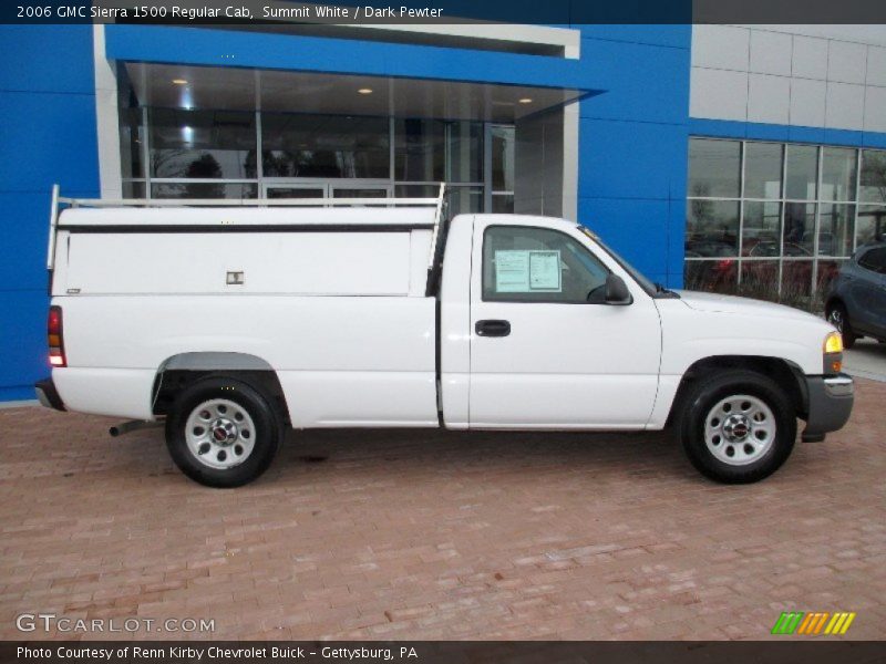 Summit White / Dark Pewter 2006 GMC Sierra 1500 Regular Cab