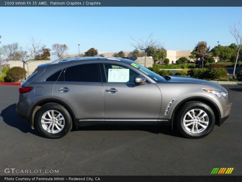 Platinum Graphite / Graphite 2009 Infiniti FX 35 AWD