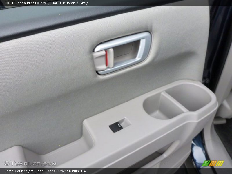 Bali Blue Pearl / Gray 2011 Honda Pilot EX 4WD