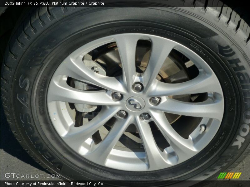 Platinum Graphite / Graphite 2009 Infiniti FX 35 AWD