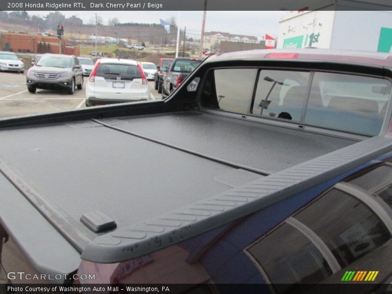 Dark Cherry Pearl / Beige 2008 Honda Ridgeline RTL