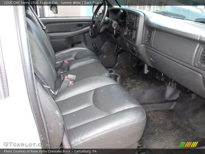 Summit White / Dark Pewter 2006 GMC Sierra 1500 Regular Cab