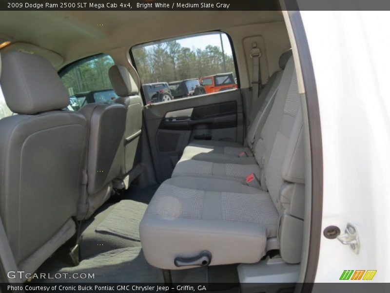 Bright White / Medium Slate Gray 2009 Dodge Ram 2500 SLT Mega Cab 4x4