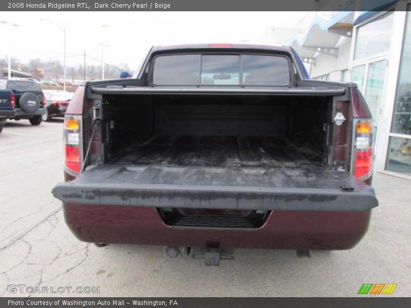 Dark Cherry Pearl / Beige 2008 Honda Ridgeline RTL