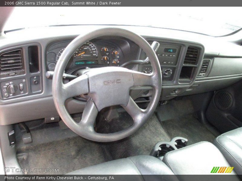Summit White / Dark Pewter 2006 GMC Sierra 1500 Regular Cab