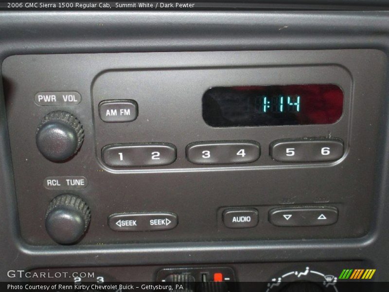 Summit White / Dark Pewter 2006 GMC Sierra 1500 Regular Cab