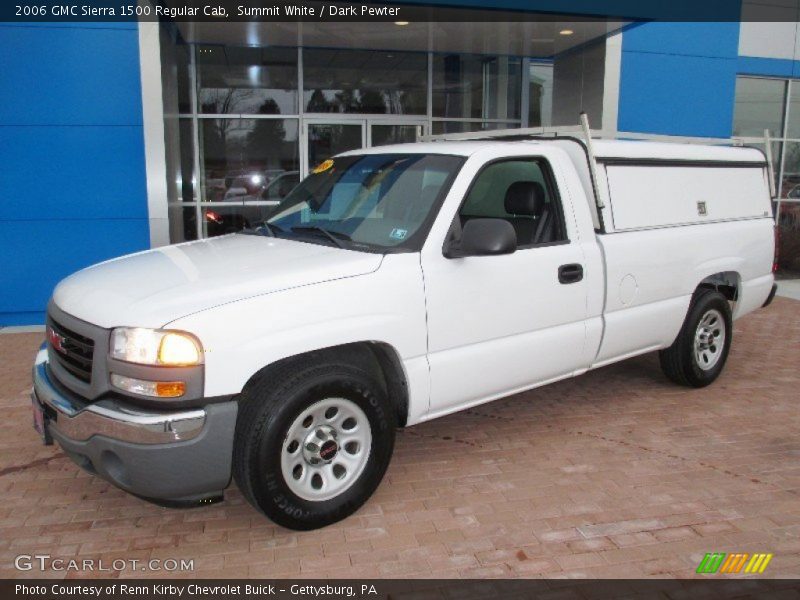 Summit White / Dark Pewter 2006 GMC Sierra 1500 Regular Cab