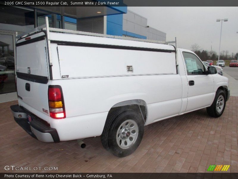 Summit White / Dark Pewter 2006 GMC Sierra 1500 Regular Cab