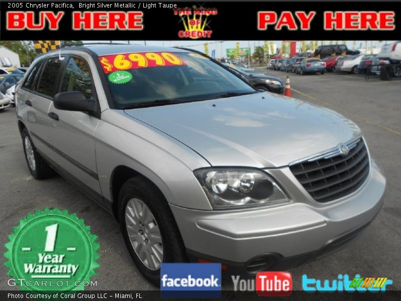 Bright Silver Metallic / Light Taupe 2005 Chrysler Pacifica