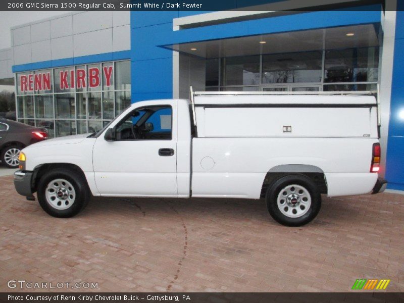 Summit White / Dark Pewter 2006 GMC Sierra 1500 Regular Cab