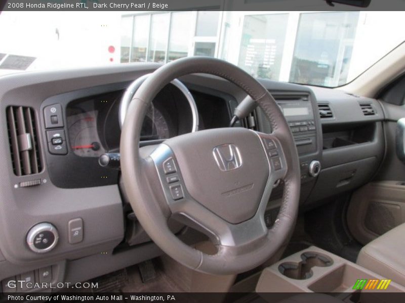 Dashboard of 2008 Ridgeline RTL