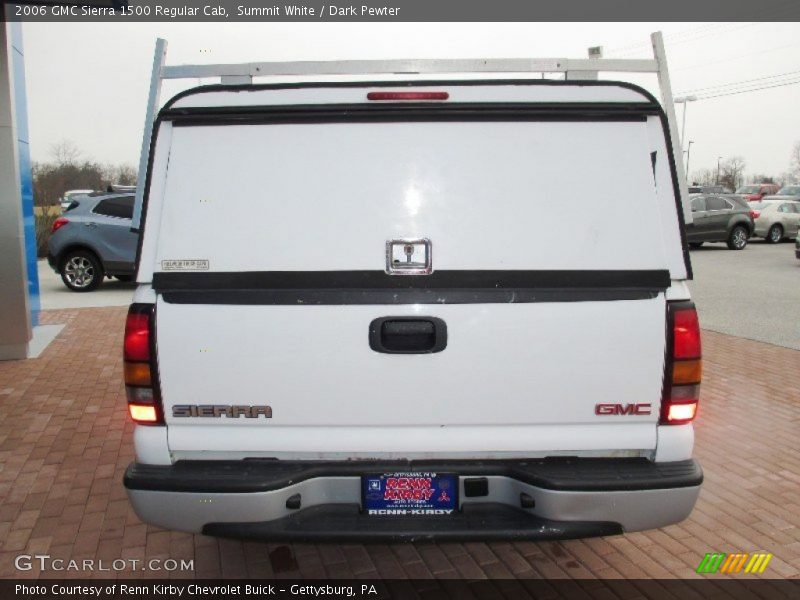 Summit White / Dark Pewter 2006 GMC Sierra 1500 Regular Cab
