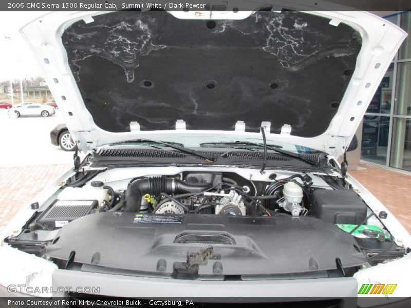 Summit White / Dark Pewter 2006 GMC Sierra 1500 Regular Cab