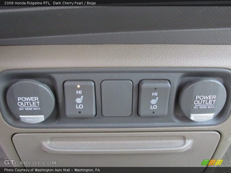 Controls of 2008 Ridgeline RTL