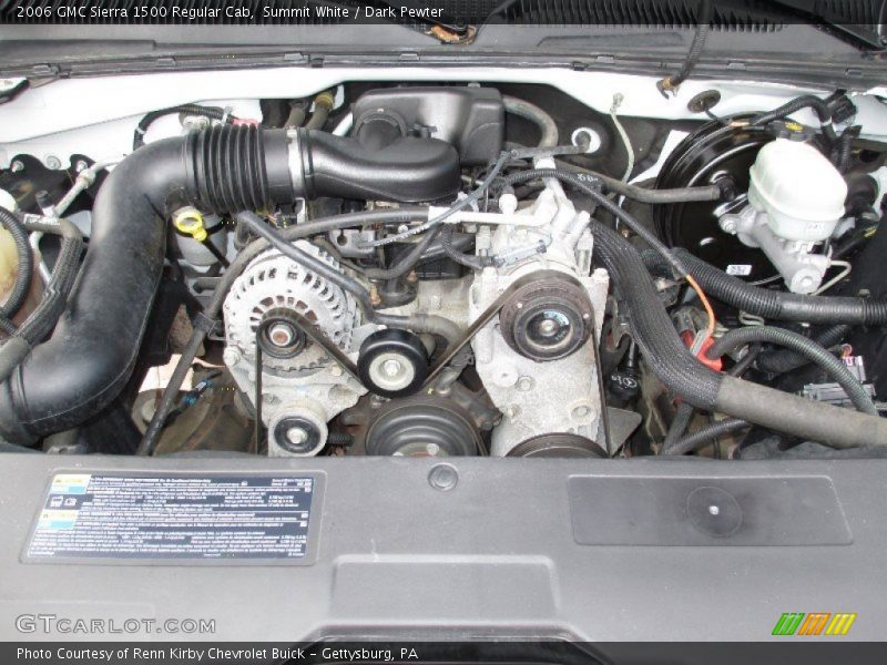 Summit White / Dark Pewter 2006 GMC Sierra 1500 Regular Cab