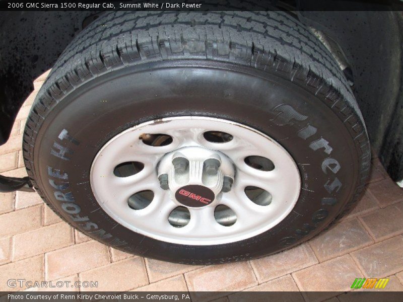 Summit White / Dark Pewter 2006 GMC Sierra 1500 Regular Cab