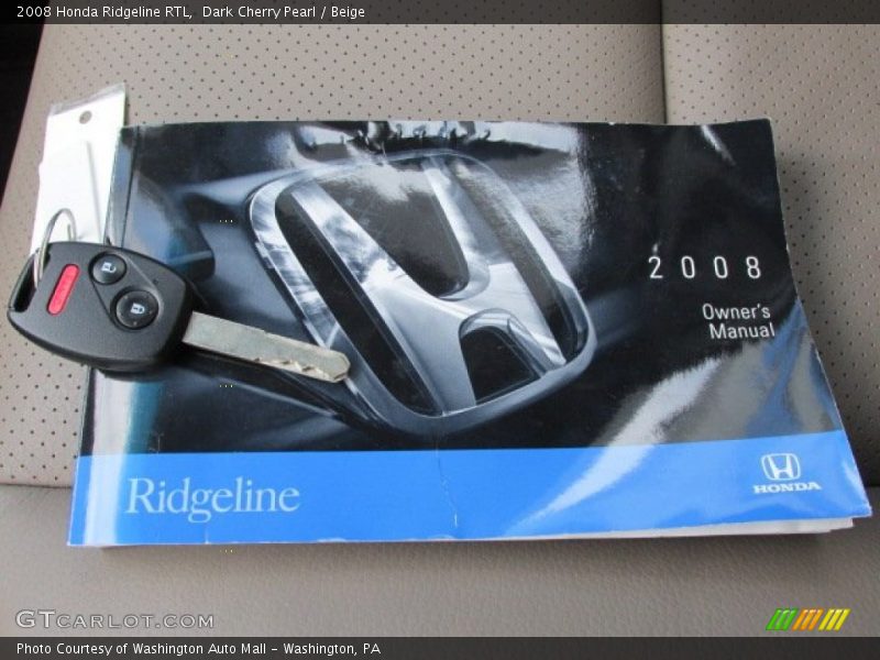 Books/Manuals of 2008 Ridgeline RTL