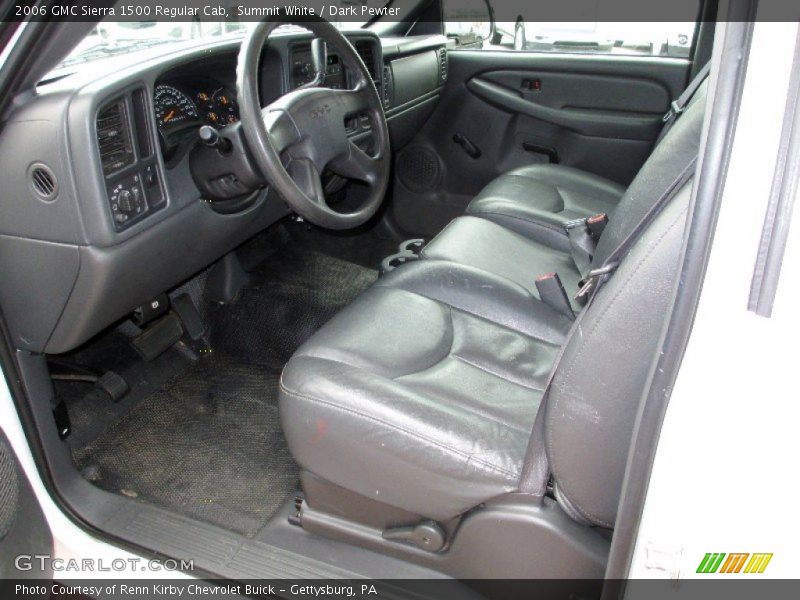 Summit White / Dark Pewter 2006 GMC Sierra 1500 Regular Cab