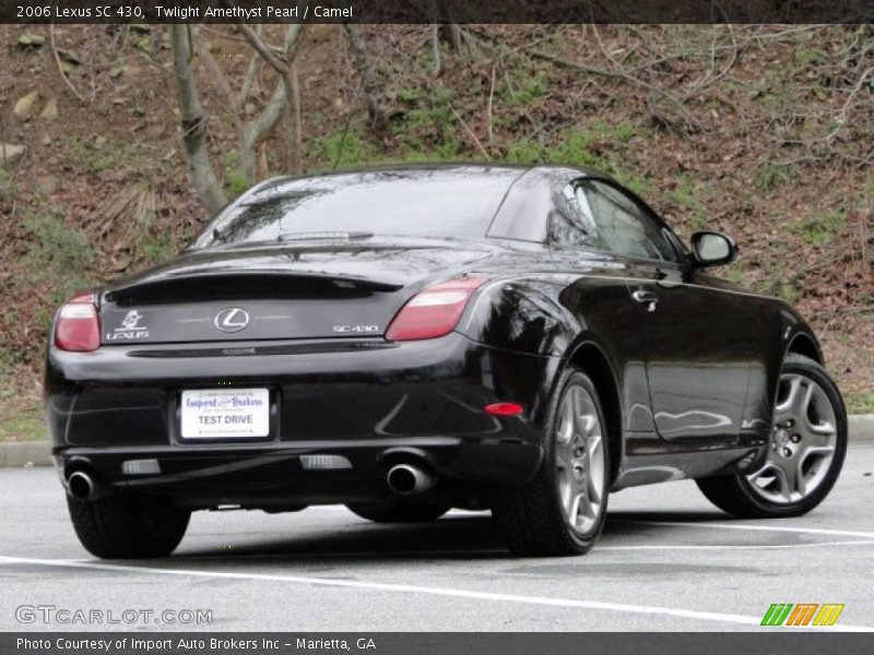 Twlight Amethyst Pearl / Camel 2006 Lexus SC 430